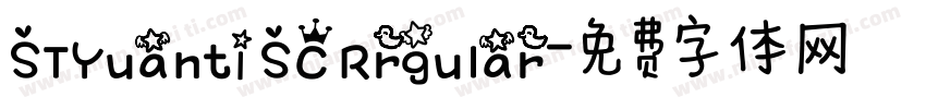 STYuanti SC Rrgular字体转换